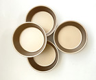 Mini Cake Pans - Set of 4 -  4 Inch Round - Carbon Steel - New & Unused