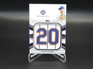 Pete Alonso #JNM-PA Topps Series 1 Jersey Number Medallion Commemorative Relics
