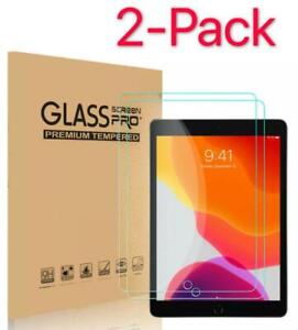 [2-Pack] HD Tempered GLASS Screen Protector for Apple iPad 6th Generation 2018