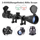Red Green 3-9X40 Optics Hunting Air Sniper&Pinty Rifle Scope Mil Dot Illuminated