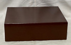 Glossy Top Plain Cardboard Rectangle Gift Storage Box w/ Lid 8 1/4