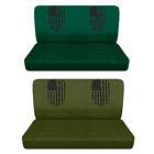 Green Truck Seat Covers Fits 1982-1990 Chevy S10 American Flag Bench Seat Covers (For: 1987 S10)