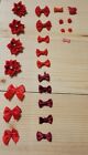 Littlest Pet Shop LPS Red Lot Assorted Accessories 24pc Bows Roses
