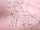 100-500PCS Jewelry Making 925 Sterling silver Crystal Bail Hook Earring Wire