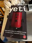 Blue Microphones Yeti USB Microphone - Red and black OPEN BOX