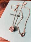 Tiffany & Co. .925 Sterling Silver Endless Love CZ Pendant Necklace