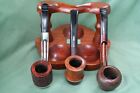 Superb Ro-El 3 Pipe Stand with 3 Refurbished Different Bent Falcon Pipes,England