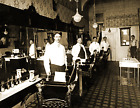 1920 Moscow Barber Shop Moscow Idaho Vintage Retro Old Photo 8.5