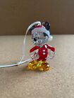 Swarovski Crystal Christmas Mickey Mouse Santa Hat Ornament. Disney.