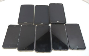 Lot of  8 Iphone 5s 6s  and LG VS985 Phones for Parts