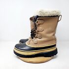 Sorel Caribou Snow Boots Women 6 Winter Insulated Lined Waterproof Lace Up Shoes