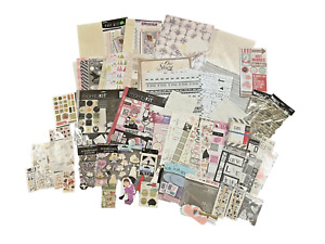 Huge Scrapbook Lot Wedding Kits, Paper, CM,Jolees, Stickers, Die Cuts-100s items