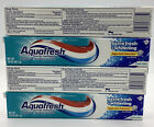 Pack of 4 Aquafresh Extra Fresh+Whitening Toothpaste 3.0oz Travel Size Exp 08/23