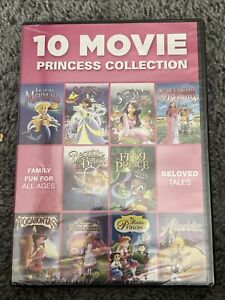 10 Movie Princess Collection (DVD, 2013, 2-Disc Set)