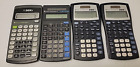 Lot of 4 Texas Instruments Solar Calculators 2x TI-30X IIS Ti-36x Ti-30xa