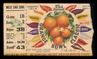 1957 Orange Bowl Football Ticket Stub Clemson Tigers vs Colorado Buffalos 🍊🏆