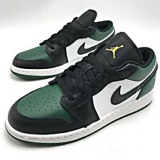 Nike Jordan 1 Low Green Toe (GS) Youth shoes 553560-371 youth size 4.5Y-7Y