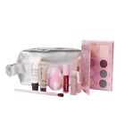 Ulta Beauty 8 Piece Silver Gift Bag Lip Stain Primers Eye Palette Lipstick Spong