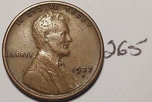 1927-S Lincoln Wheat Cent       #265