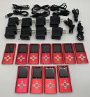 Lot of 11 Visual Land MP3 Player VL-567k Memory 4GB Red