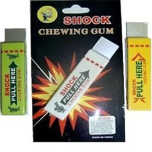 1 Pc Shocking Gum -Shocking Electric Shock Novelty Bubble Gum Prank Trick
