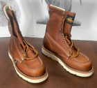 Thorogood American Heritage, Model 814-4201, 8” Moc Toe Work Boots, Wedge Soles