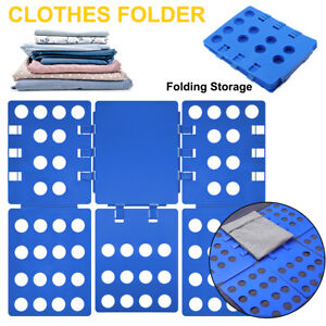 Adjustable T-Shirt Clothes Fast Folder Folding Artifact Board Laundry Organizer