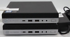 Lot of 2 HP EliteDesk 800 G3 DM 35W i5-7500T @ 2.70GHz 8GB No SSD/OS *Parts*