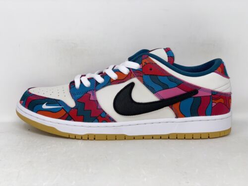 Nike SB Dunk Low Pro x Parra Abstract Art Sneakers, Size 12 BNIB DH7695-600