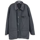 Longhi Berdorf Goodman Coat Mens Size Large Wool Alpaca Reversible Button Pocket
