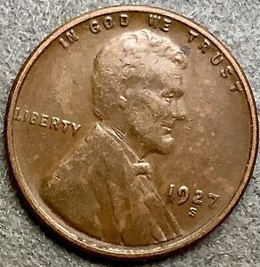 1927 S * Lincoln Wheat Cent - Higher Grade ~ X720