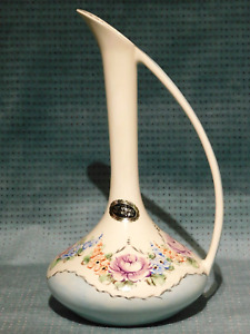 New ListingDryden Pottery, Hot Springs AR, Grecian Pitcher, 1960's Hand Painted over glaze