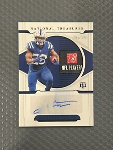 2021 National Treasures Laundry Tag Jonathan Taylor Patch Auto 1/1 True 1 OF 1
