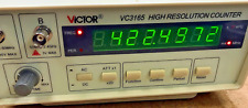 New ListingVICTOR VC3165 HIGH RESOLUTION COUNTER ~ LED Display -EXCELLENT-W/VHF Preamp