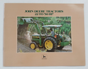 1980 John Deere Dealer Sales Brochure 22 To 50 HP Tractors