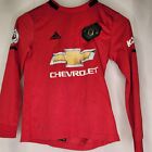 Adidas Manchester United Paul Pogba Jersey Size S  Long Sleeve