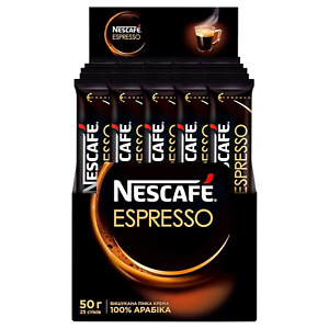 Nescafe Instant Coffee Sticks 25 Sticks 1.76Oz (Espresso)