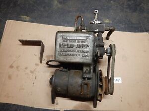 50-64 WILLYS Wagon Truck FACTORY ACCESSARY HY-LO JEEP SNOW PLOW PUMP & GENERATOR