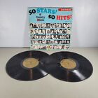 New Listing50 Stars of Country Music Vinyl 2 LP Records 50 Hits Various Artists Starday