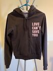 Clandestine Industries “Love Can’t Saved You” Hoodie, Ex-Small - FALL OUT BOY