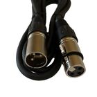 3FT-100FT XLR 3Pin Male to Female Mic Microphone Balanced Audio Extension Cable