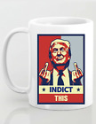 Indict This Coffee Mug 11 Oz anti biden Mug LETS GO BRANDON 2020 2024 Trump