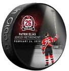 2018 Patrik Elias #26 NJ Devils InGlasco NHL Jersey Retirement Stats Hockey Puck