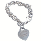 Return to Tiffany & Co Heart Tag Charm Bracelet 7