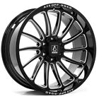 AXE CHRONUS Gloss Black Milled 22x12 -44 6x135 6x139.7 Wheel Single Rim