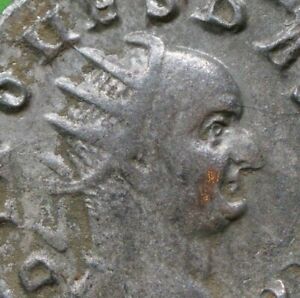 Roman Imperial ar Silver Antoninianus Coin of Divus Vespasian EAGLE