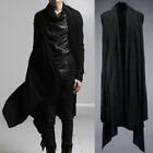 Men's Gothic Long Cloak Cape Punk Coat Loose Leisure Jacket Trench Outwear New