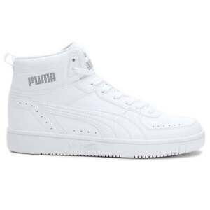 Puma Rebound Joy Lace Up  Mens White Sneakers Casual Shoes 37476506