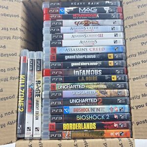 New ListingPlayStation 3 PS3 Lot Of 22 Video Games Bundle Assorted  GTA God Of War Infamous