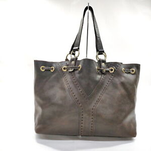 Yves Saint Laurent Tote Bag  Brown Leather 2651587